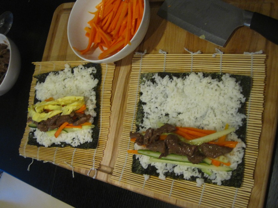 kimbap before